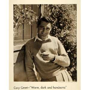  1934 Cary Grant Actor George Hoyningen Huene Portrait 