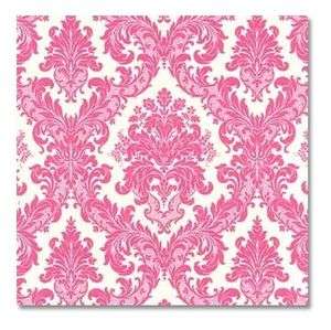 Anna Griffin 2 Sheets 12 x 12 Scrapbook Paper, Pink Damask, AG1153 