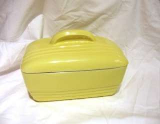 Vintage Hall Refrigerator Dish Made For Westinghouse Yellow  