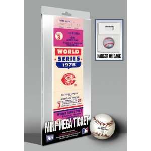  1975 World Series Mini Mega Ticket   Reds Sports 