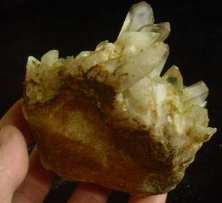   natural smokey citrine quartz crystal cluster points original Brazil