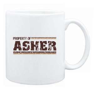  New  Property Of Asher Retro  Mug Name