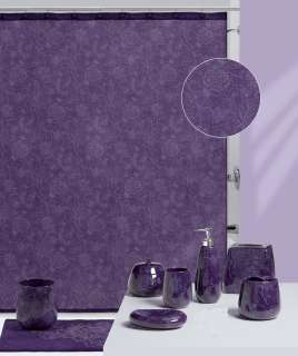   Purple Fine Lines Bath Accessories Bathroom Collection~Choice  
