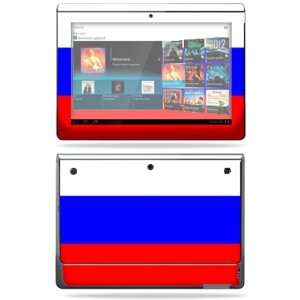   Vinyl Skin Decal Cover for Sony Tablet S Russian Flag Electronics