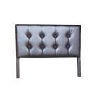 4D Concepts Queen Faux Leather Headboard in Brown