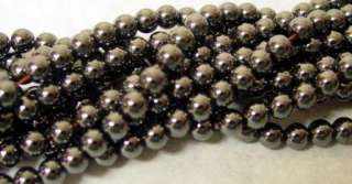 Magnetic Hematite Round Beads 4MM AAA Quality  