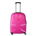 Titan Luggage X2 Flash 24 4 Wheel Trolley   Color Hot Pink