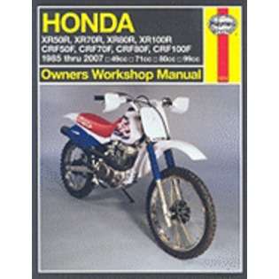 Haynes Manuals Honda XR50/70/80/100R and CRF50/70/80/100F Owners 