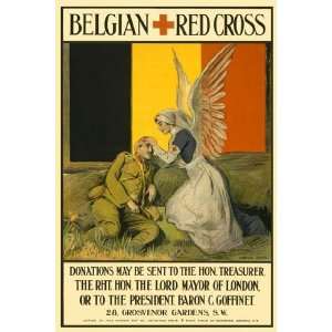  Exclusive By Buyenlarge Belgian Red Cross 28x42 Giclee on 