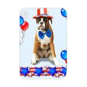  Boxer Tempered Large Cutting Board 4th of July