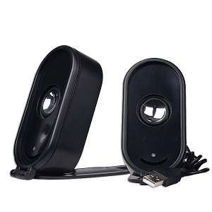  2 Piece USB Travel Speakers for Notebook (True USB 