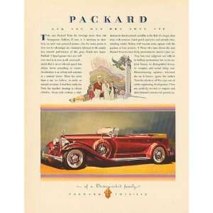  Packard Motor Cars Ad from August 1932 Toys & Games