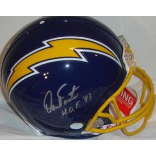 Autograph Sports Dan Fouts Signed San Diego Chargers Riddell Full Size 