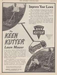 1909 AD Simmons Hardware Keen Kutter lawn mower  