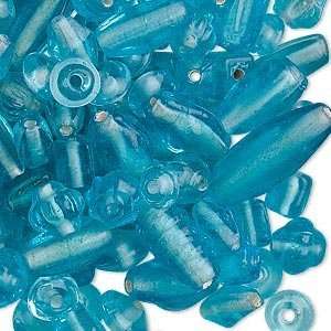   Fancy Glass bead mix Assortment, Aqua 25 beads Arts, Crafts & Sewing