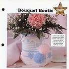 Bouquet Baby Bootie Vase Plastic Canvas Pattern Leaflet