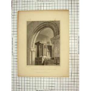  1845 Pulpit Chancel Arch Heighington Church Smith