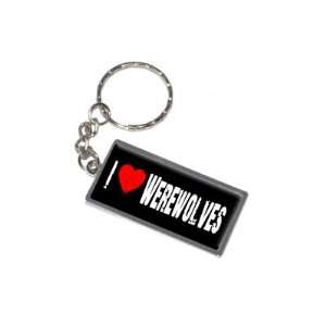  I Love Heart Werewolves   New Keychain Ring Automotive