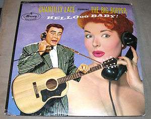 33 RPM RECORD LP THE BIG BOPPER LP RECORD CHANTILLY LACE MERCURY MG 