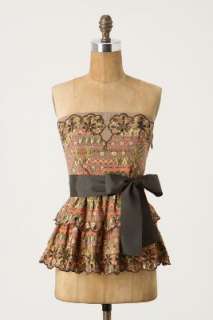 Anthropologie   Eyeleted Corset Top  