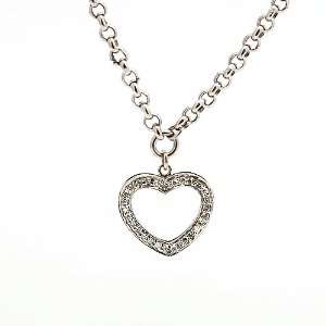  14k White Gold Diamond Heart Anklet CoolStyles Jewelry