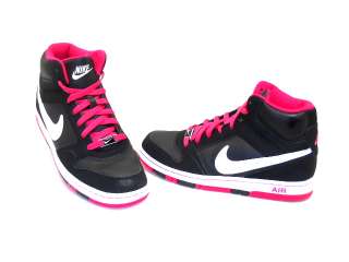 Nike Womens Air Prestige III High Trainers Black/White/Pink Size 8.5 