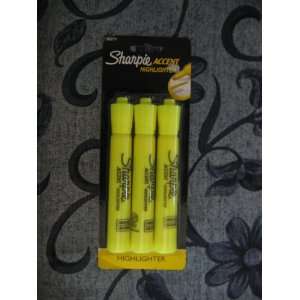  Sharpie Accent Highlighter 3 in 1 Pack (36271): Office 