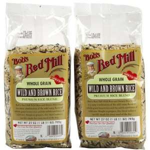  Bobs Red Mill Wild/Brown Rice Mix, 27 oz, 2 ct (Quantity 
