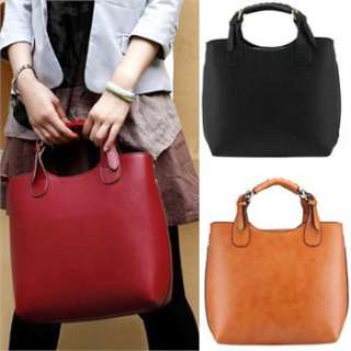 New Womans Real Leather Handbag Totes Fashion Shoulder Bag Free 