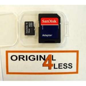 : Sandisk Micro SD / Micro SDHC 16gb Flash Memory Card for Blackberry 