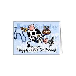  Bungee Cow Birthday   83 years old Card: Toys & Games