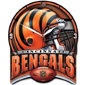    NFL Cincinnati Bengals High Definition Clock: Home & Kitchen