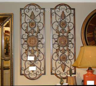 42 Iron Scroll TUSCAN Wall GRILLE Gold Grill Panels  