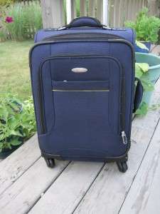 SAMSONITE Soft Side Carry On Suitcase Luggage ROLLER WHEELS Unisex 