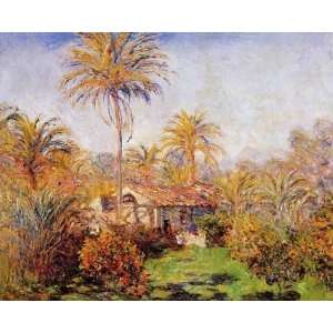 Claude Monet Small Country Farm in Bordighera  Art Reproduction Oil
