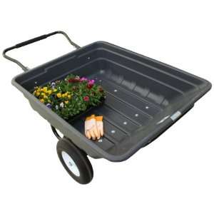   Dump 7 Cubic Feet Muck Cart With Flat Free Tires Patio, Lawn & Garden