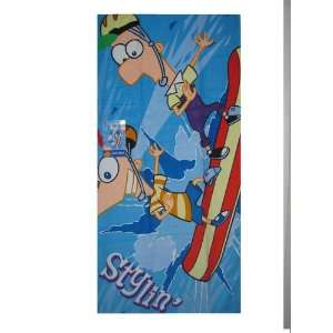 Phineas and Ferb 5 Foot Beach Towel 