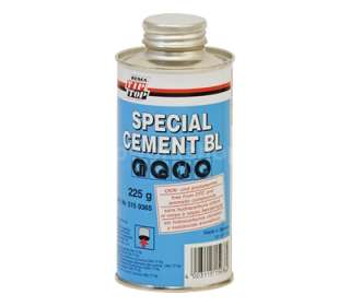 REMA TIP TOP Special Blue Cement Qty 1   Size 225g Can & Brush  