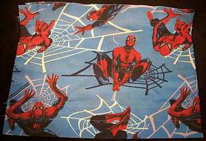   of 2 Different Spider Man Curtain Valances   Fabric   16 x 84  