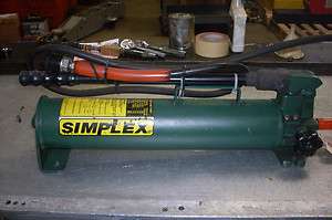 Simplex P 82 Two Speed Hydraulic Hand Pump  