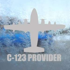  C 123 PROVIDER Gray Decal Military Soldier Window Gray 