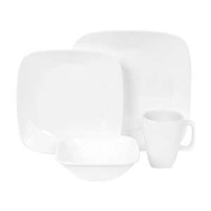    Corelle Ultra Dinnerware 16 Pc Set Scandia White