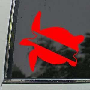   Dive Flag SCUBA Diver Red Decal Car Red Sticker Arts, Crafts & Sewing