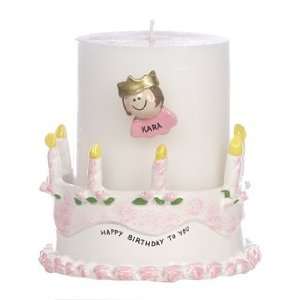 Personalized Birthday Candle Holder Girl Christmas 