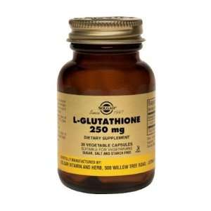  L Glutathione 250 mg 30 Vegetable Capsules Health 