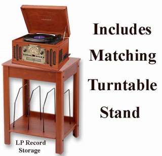 Crosley CR704 Record Player & CD NEW w/ MATCHING STAND  