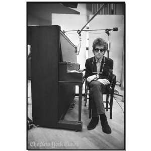  Bob Dylan at the Piano During Recording Session