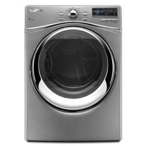    Whirlpool 7.4 Cu. Ft. Silver Gas Dryer   WGD95HEXL Appliances