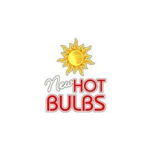  New Hot Bulbs Window Cling Sign