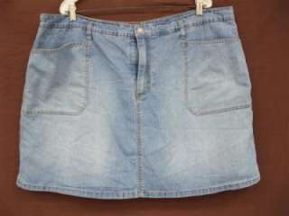   Size LOT of 4 Denim Blue jean Skorts Skirts Shorts 3X 22 24 Venezia